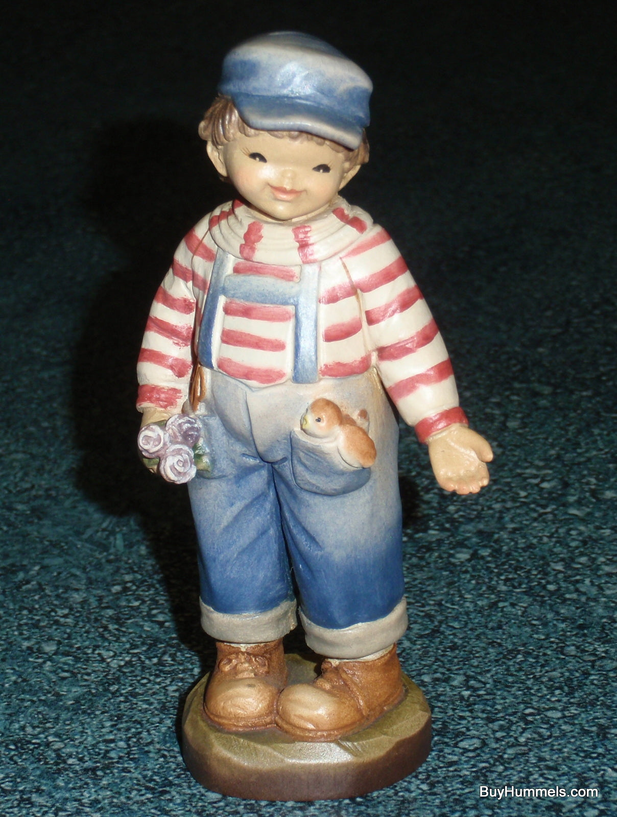 ANRI Ferrandiz “Dapper And Dear” Wood Carving 4" Club Figurine #55683 With Box