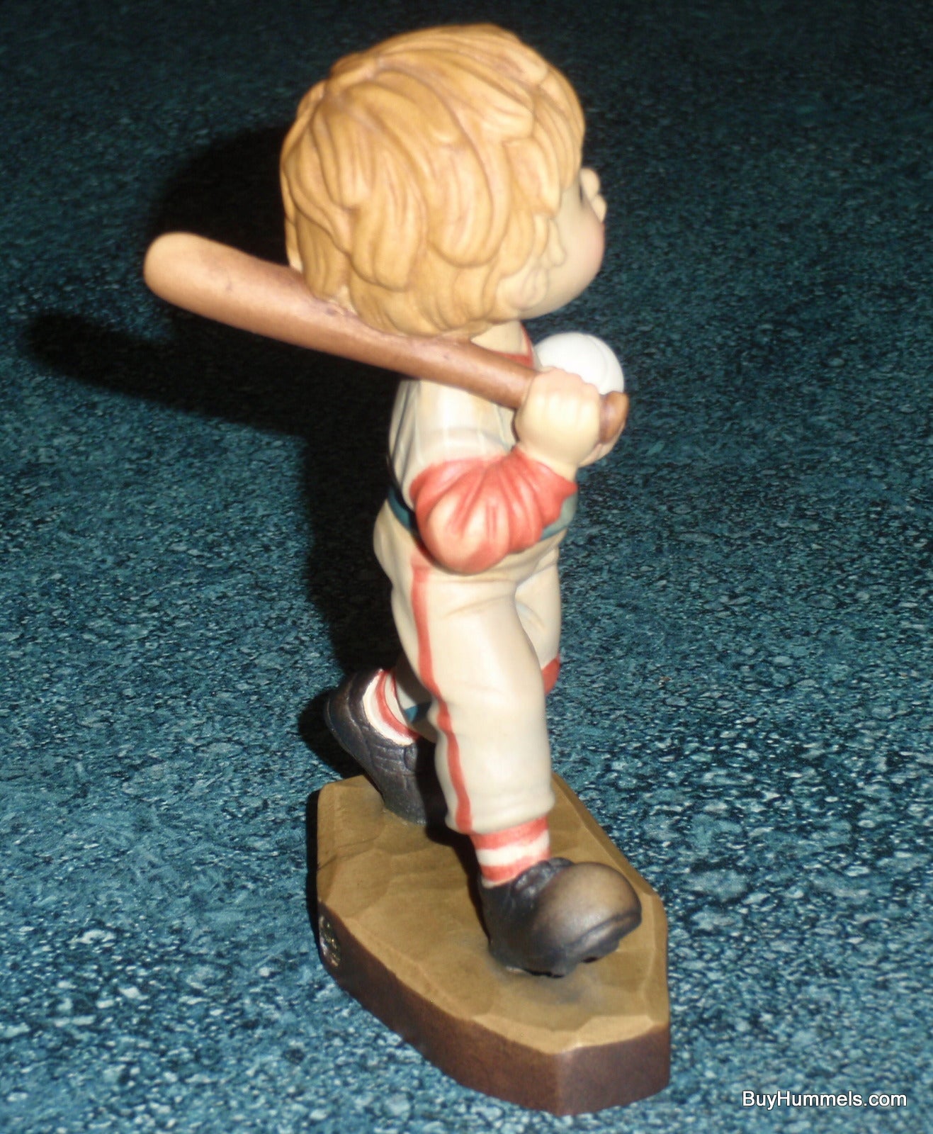 ANRI Sarah Kay "Little Leaguer" Collectors Society Baseball Wood Figurine #57907 With Original Box!