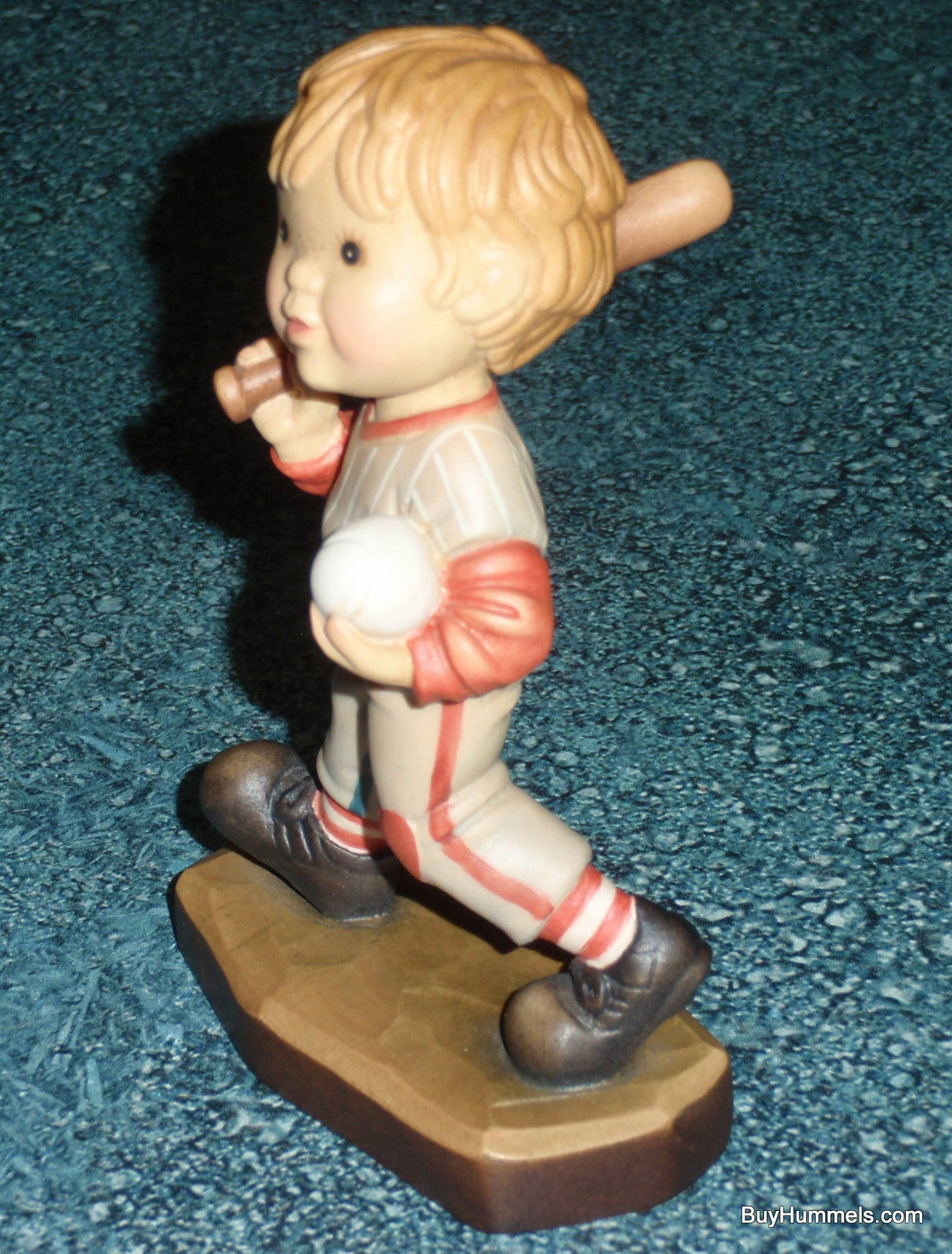 ANRI Sarah Kay "Little Leaguer" Collectors Society Baseball Wood Figurine #57907 With Original Box!