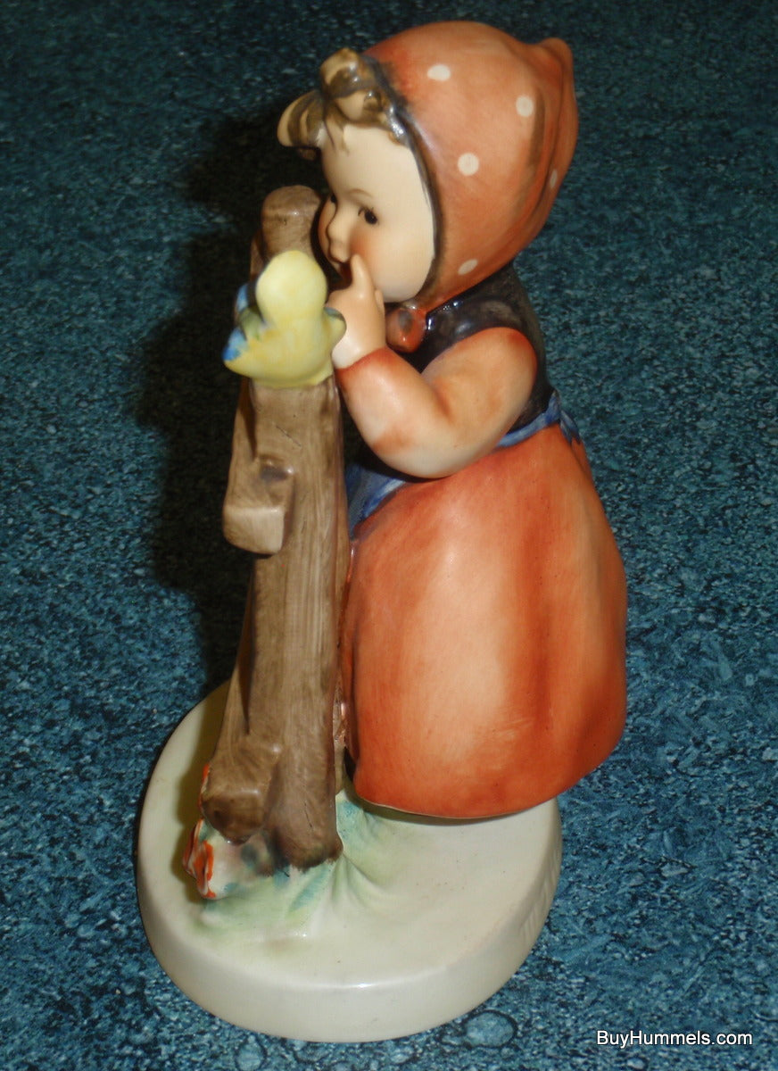"Signs Of Spring" Goebel Hummel Figurine Large Version #203/1 - Little Girl With Bluebird!