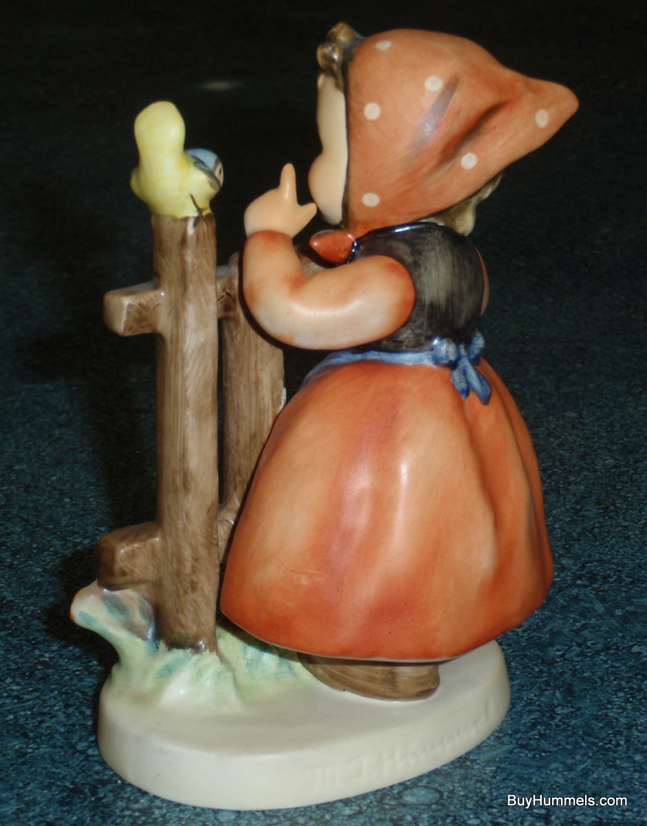 "Signs Of Spring" Goebel Hummel Figurine Large Version #203/1 - Little Girl With Bluebird!