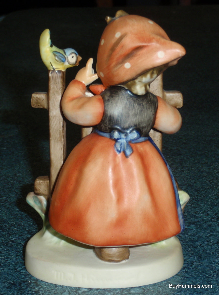 "Signs Of Spring" Goebel Hummel Figurine Large Version #203/1 - Little Girl With Bluebird!