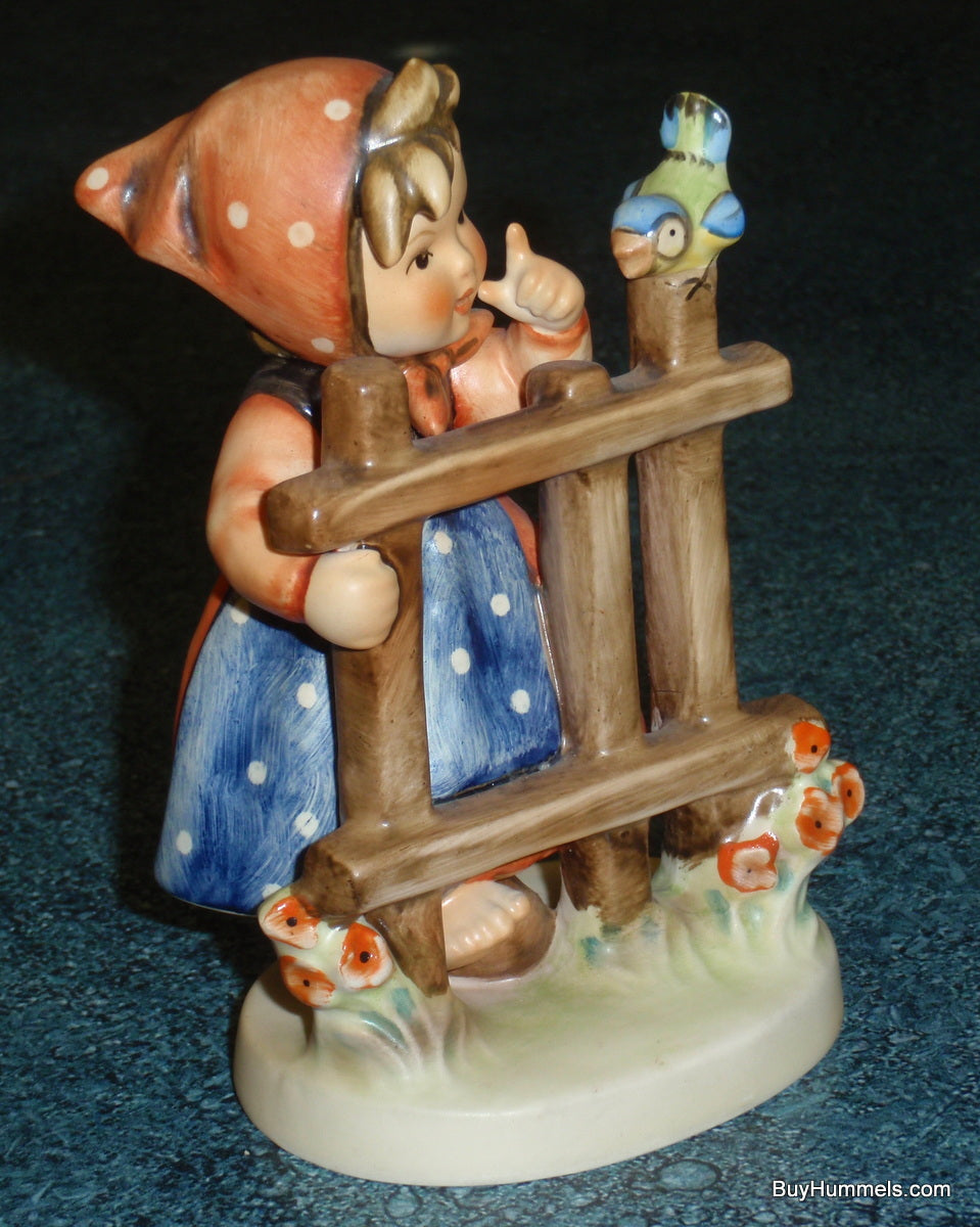 "Signs Of Spring" Goebel Hummel Figurine Large Version #203/1 - Little Girl With Bluebird!