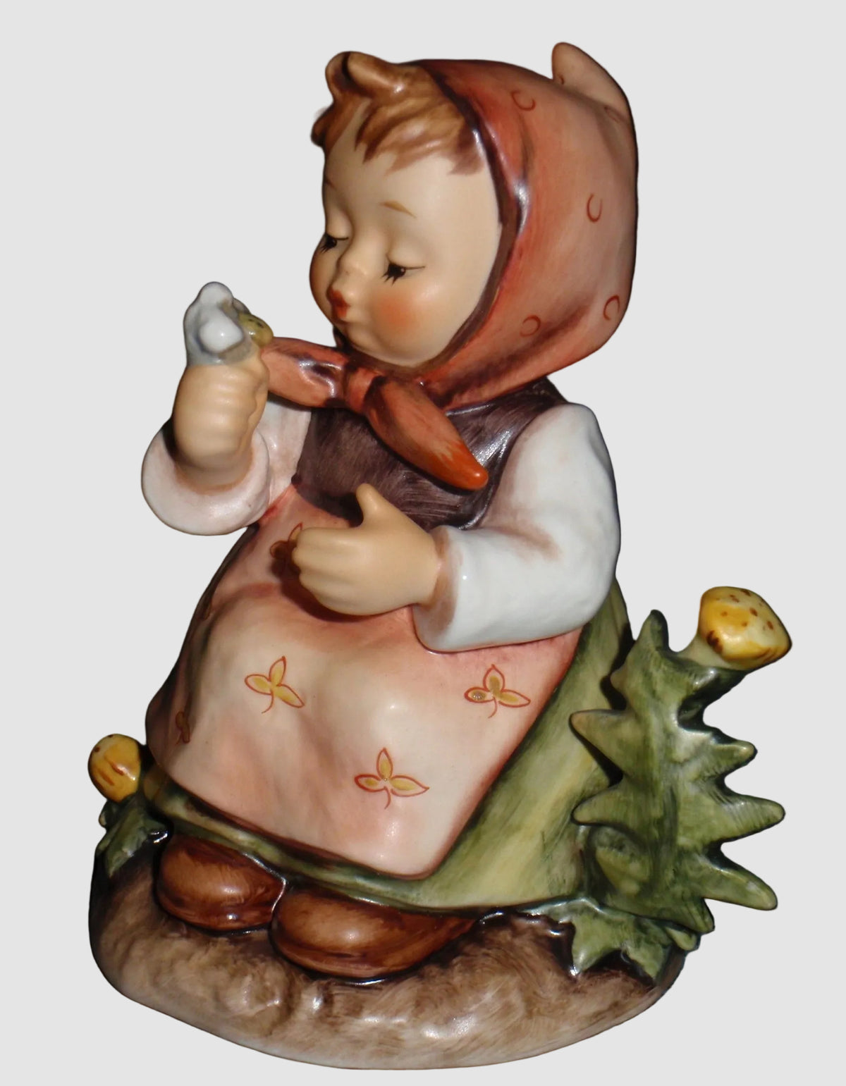 "Make A Wish" Goebel Hummel Figurine #475 TMK6 Box & Name Card (4.75")