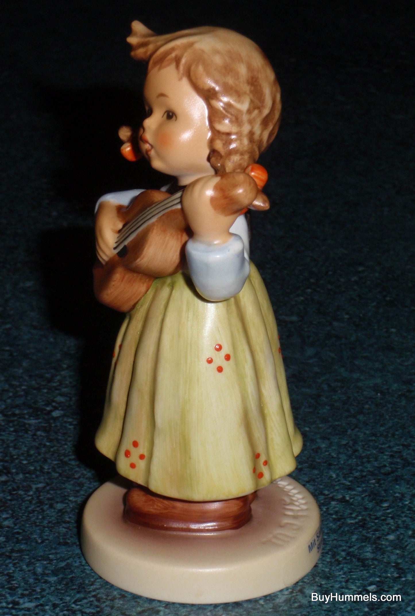"Strum Along" Goebel Hummel Figurine #557 TMK7 Girl Playing Guitar