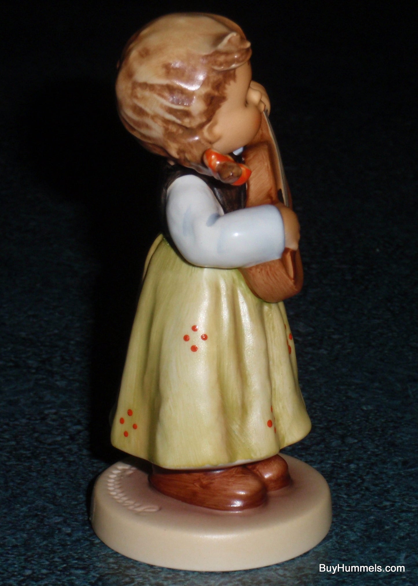 "Strum Along" Goebel Hummel Figurine #557 TMK7 Girl Playing Guitar