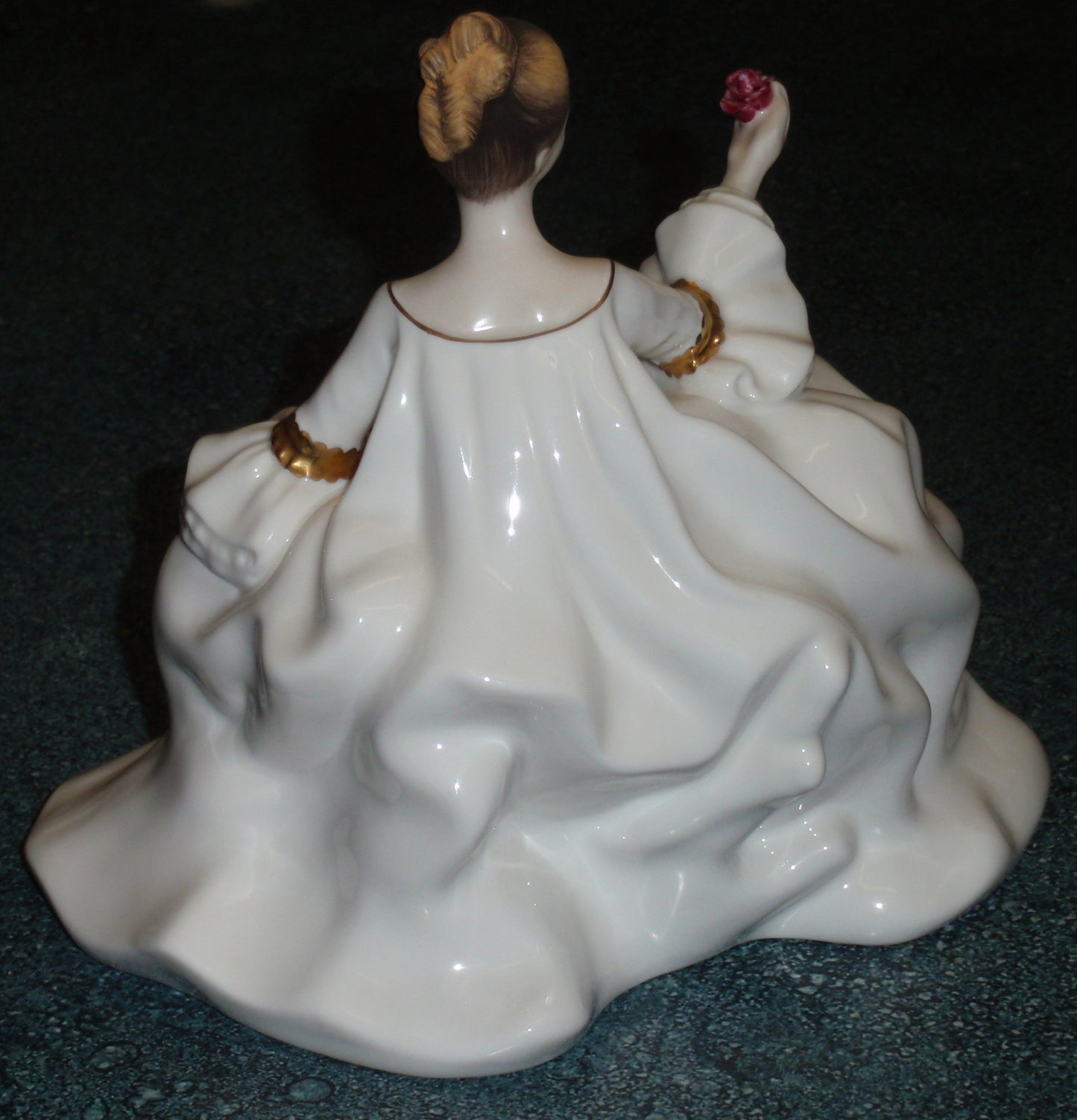 Royal Doulton Figurine My Love HN2339 Victorian Woman In White With Rose - GIFT!