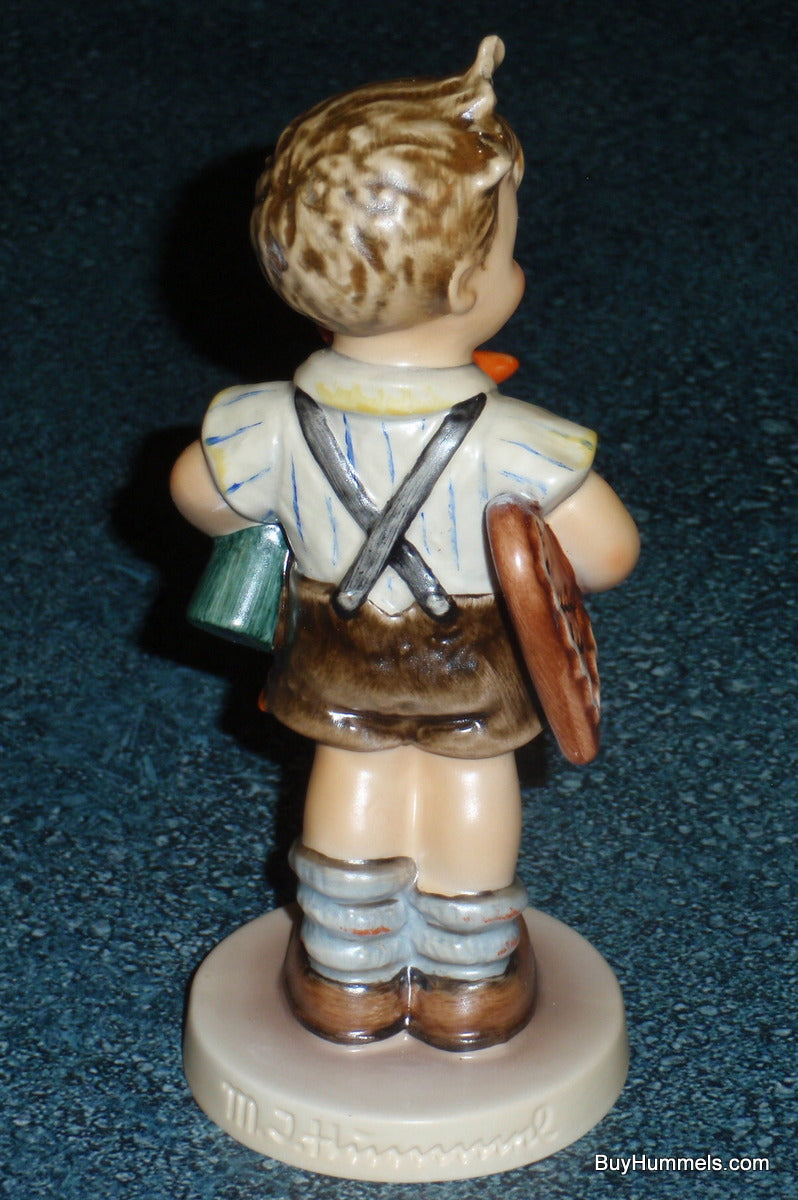 "Valentine Joy" Goebel Hummel Collectible Gift Figurine #399 - Boy With Wine And Heart!