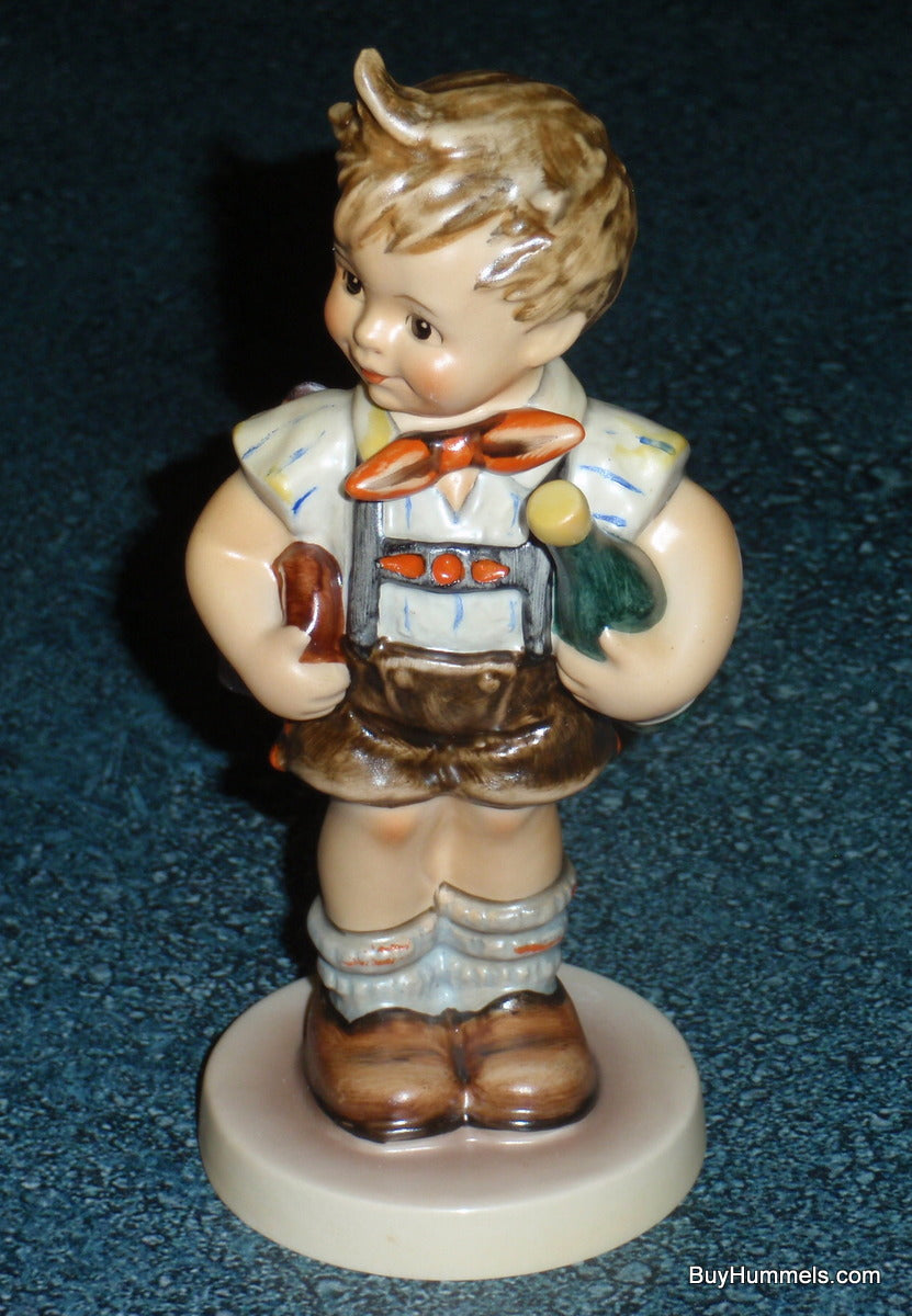 "Valentine Joy" Goebel Hummel Collectible Gift Figurine #399 - Boy With Wine And Heart!