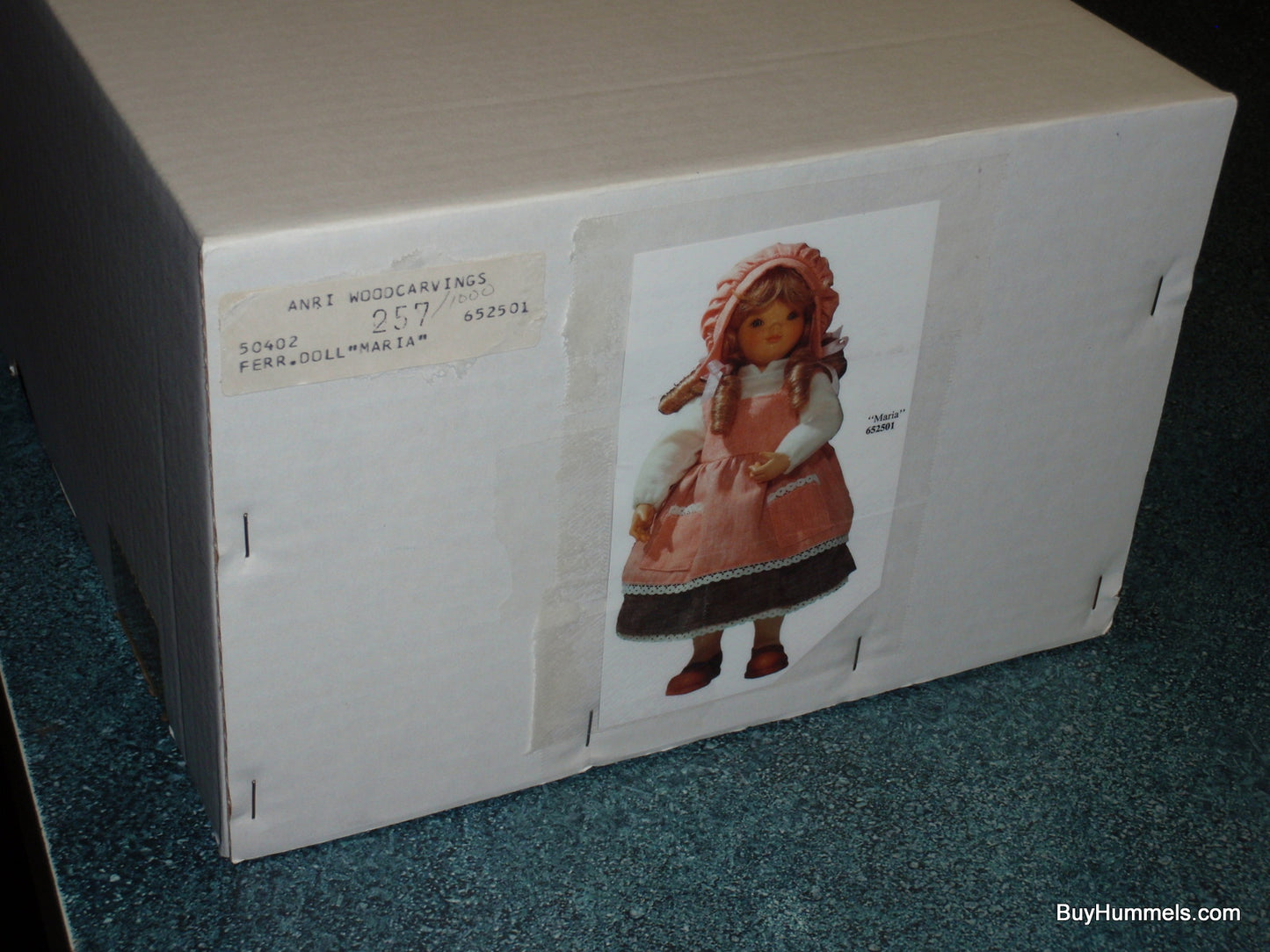 "Maria" Anri Wood Carved Ferrandiz Doll 13-1/2" Fully Articulated With Original Box And COA - Adorable Collectible Gift From Italy!