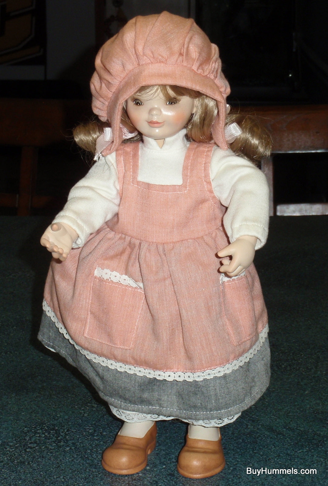 "Maria" Anri Wood Carved Ferrandiz Doll 13-1/2" Fully Articulated With Original Box And COA - Adorable Collectible Gift From Italy!