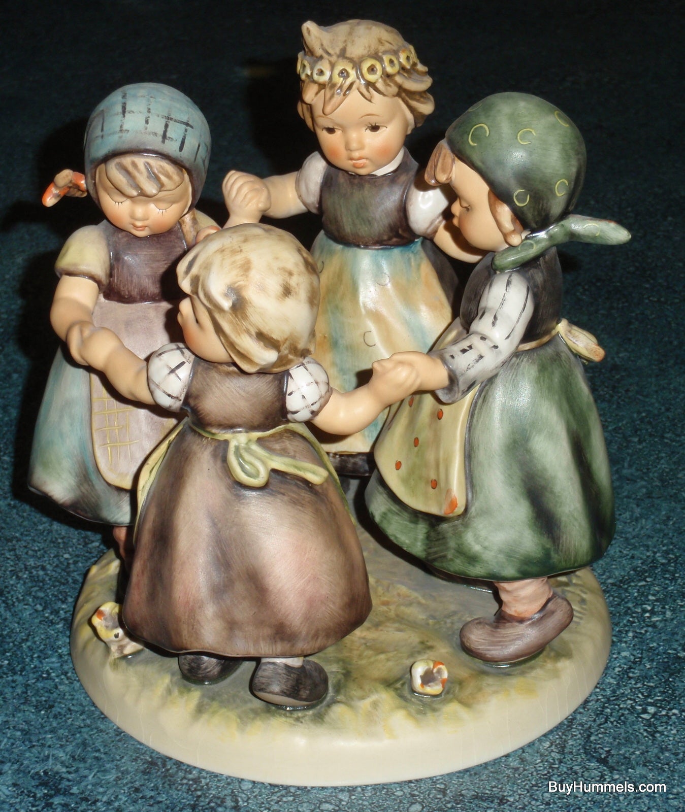 Goebel Hummel Figurine "Ring Around the Rosie" #348 - Very Rare Collectible!