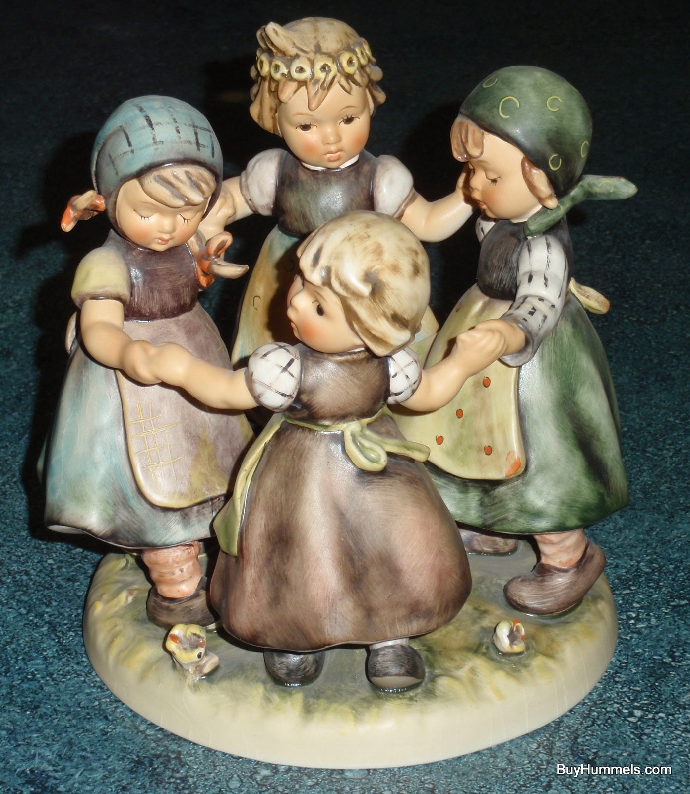Goebel Hummel Figurine "Ring Around the Rosie" #348 - Very Rare Collectible!