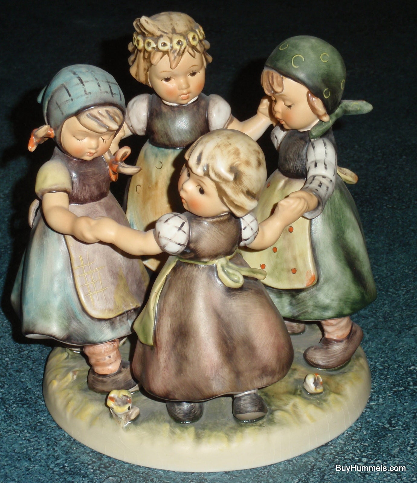 Goebel Hummel Figurine "Ring Around the Rosie" #348 - Very Rare Collectible!