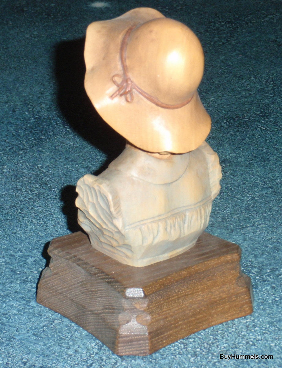 "Pioneer Woman" ANRI Italy Wood Carving Figure - RARE Limited Edition Gift!