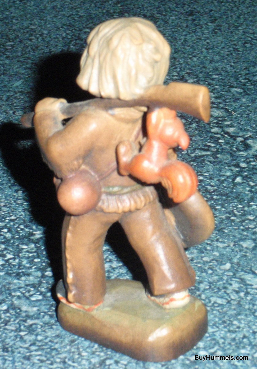 Ferrandiz Anri "Tracker" Hand Carved Wood Figurine Made In Italy 3" Tall - GIFT