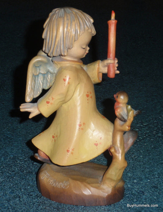 ANRI Hand Carved Wooden Figurine by Juan Ferrandiz "Lighting The Way" 6.5" GIFT!