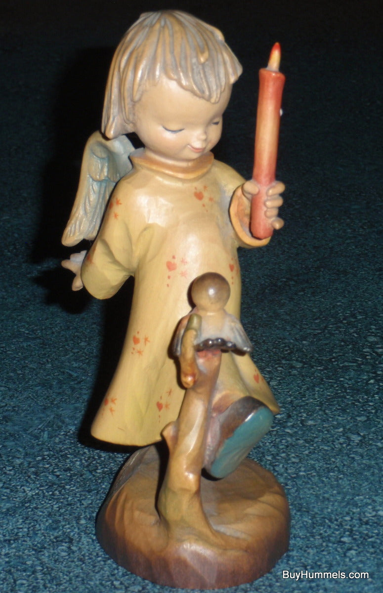 ANRI Hand Carved Wooden Figurine by Juan Ferrandiz "Lighting The Way" 6.5" GIFT!