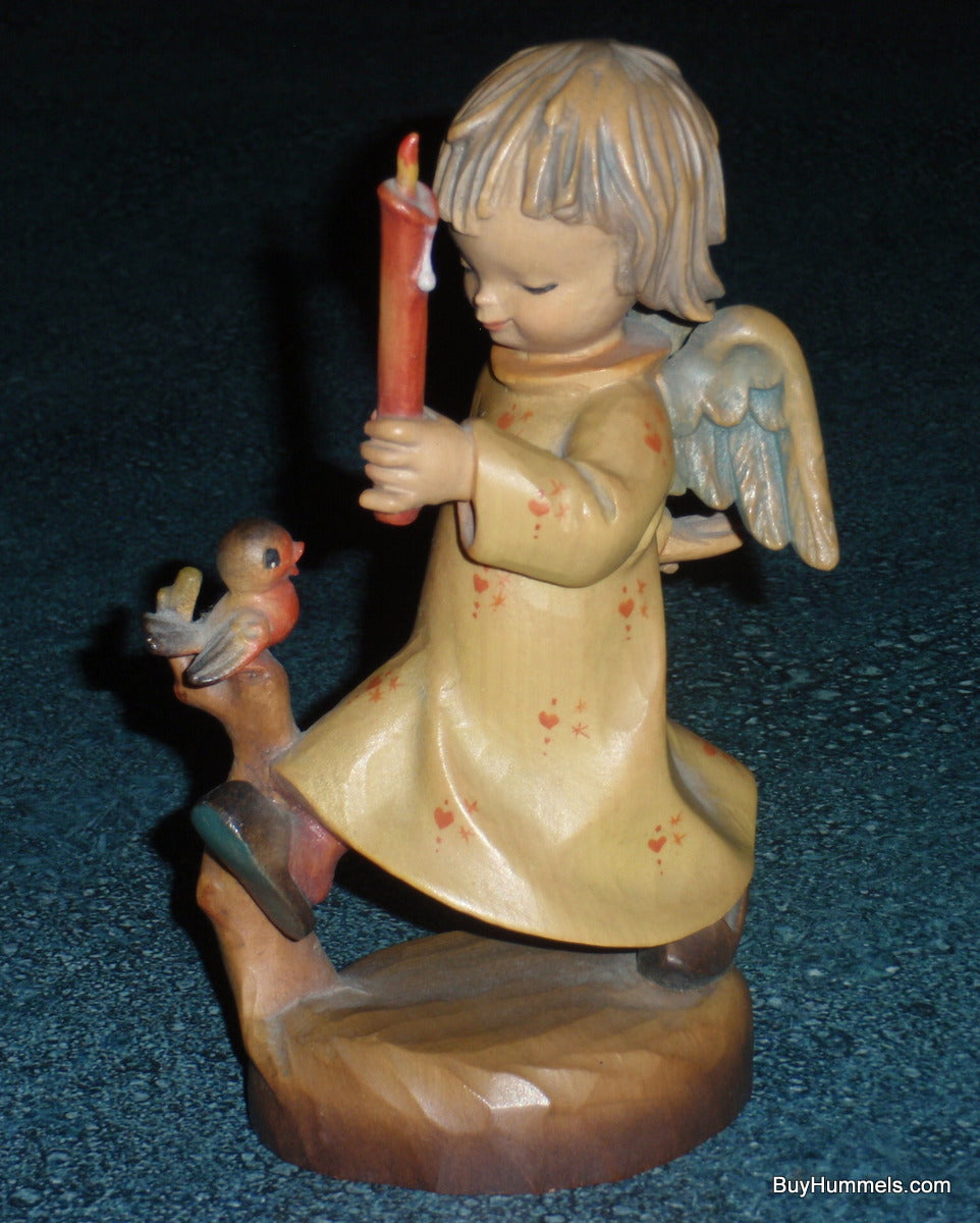 ANRI Hand Carved Wooden Figurine by Juan Ferrandiz "Lighting The Way" 6.5" GIFT!