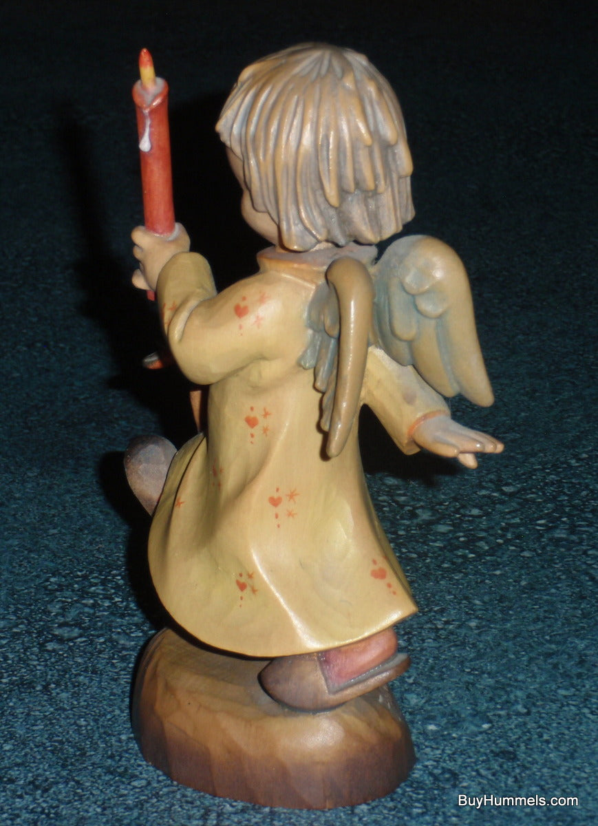 ANRI Hand Carved Wooden Figurine by Juan Ferrandiz "Lighting The Way" 6.5" GIFT!