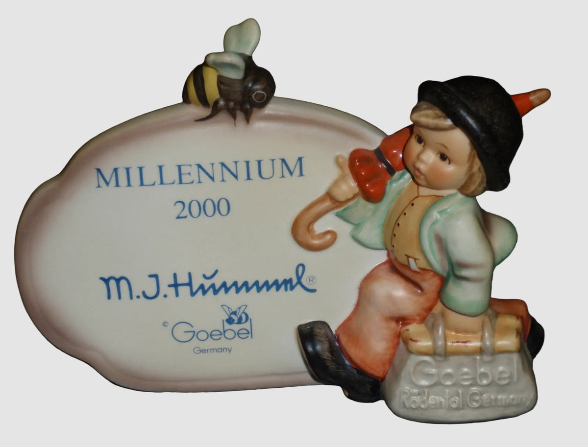 "Merry Wanderer" Goebel Hummel Dealer Plaque #900 - Millennium Edition