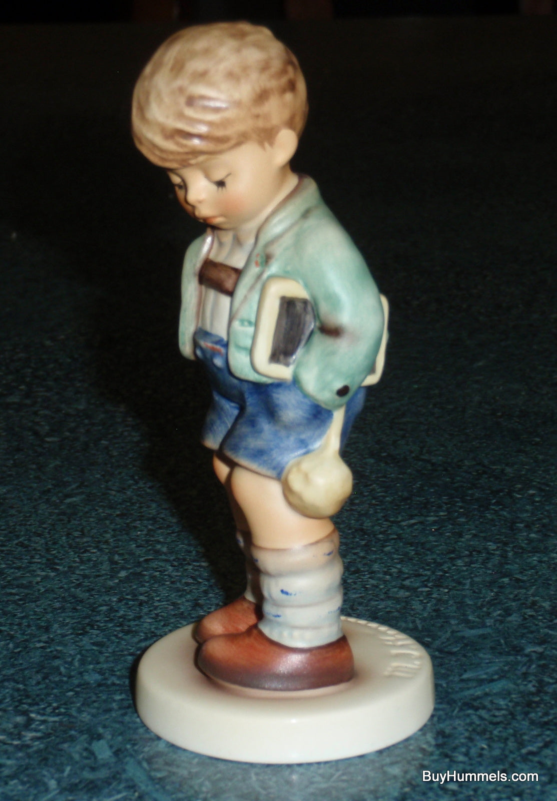 "First Day Of School" Goebel Hummel Figurine #532 - Shy Boy Going To School