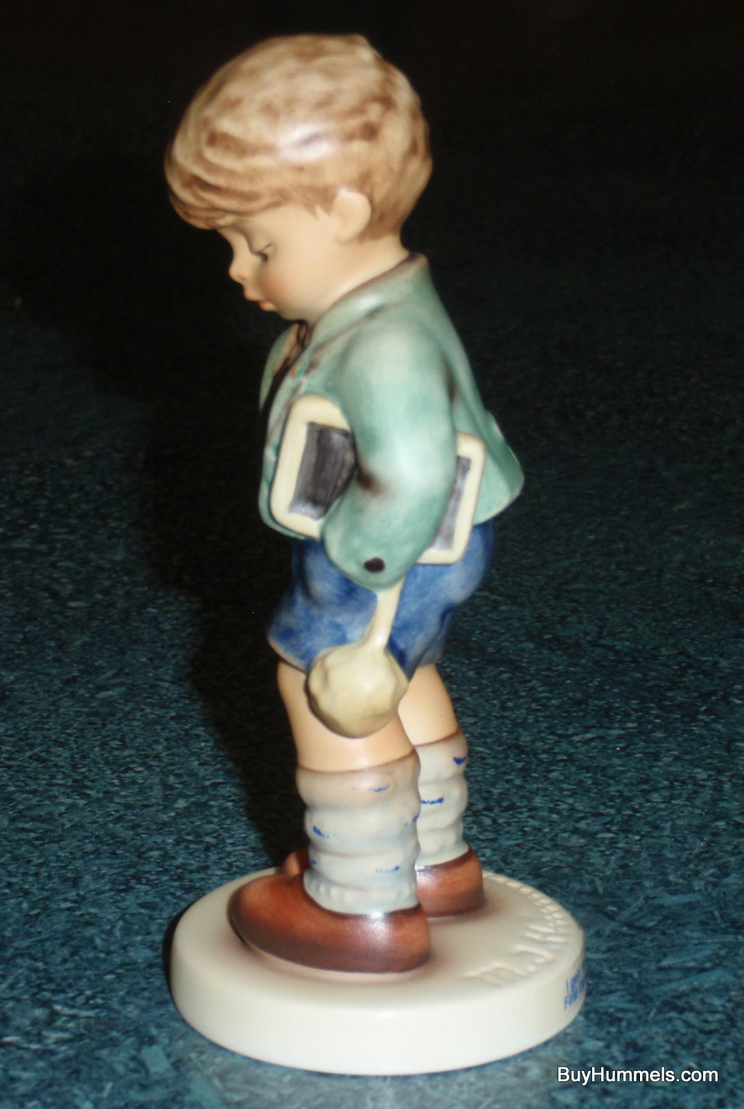 "First Day Of School" Goebel Hummel Figurine #532 - Shy Boy Going To School