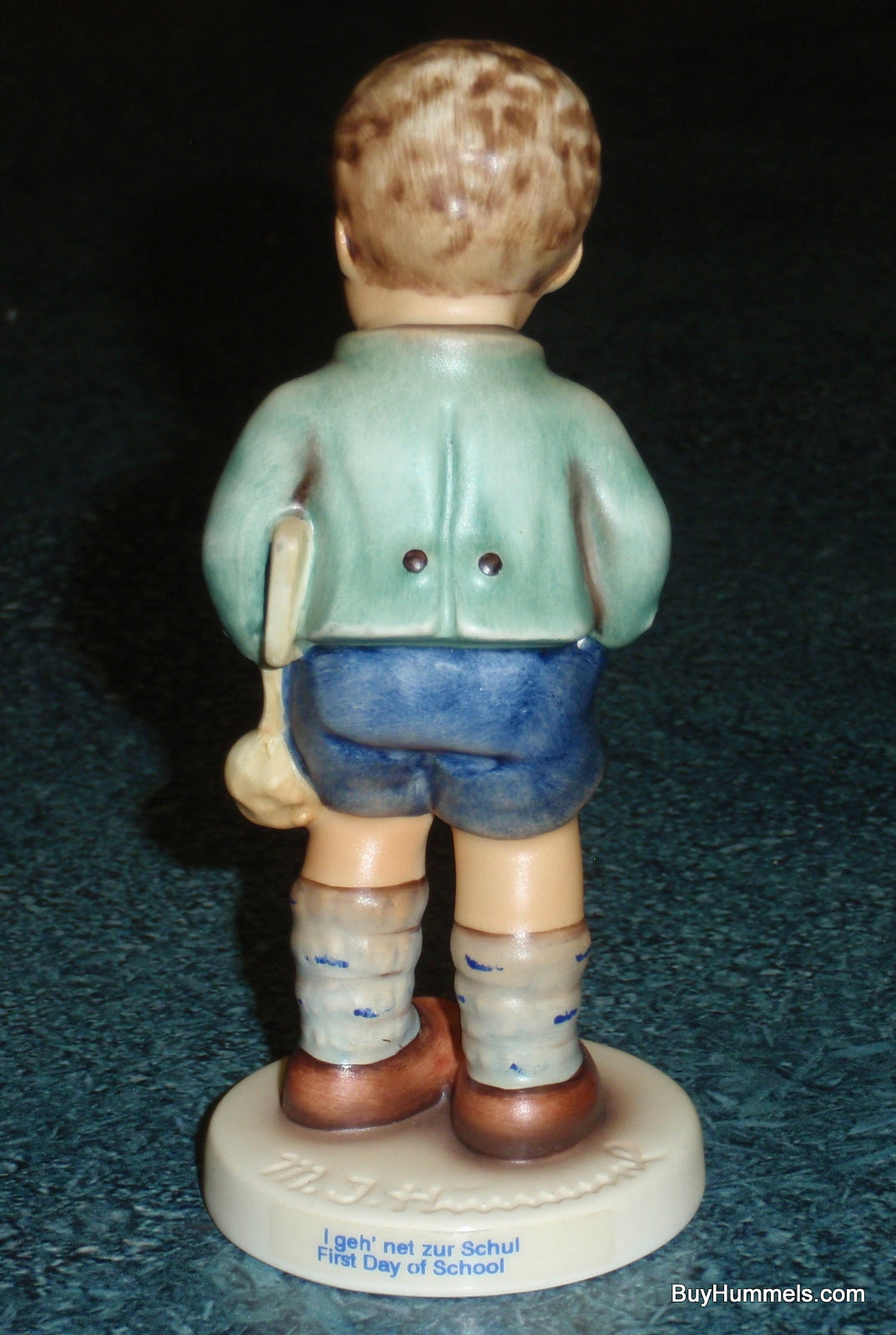 "First Day Of School" Goebel Hummel Figurine #532 - Shy Boy Going To School