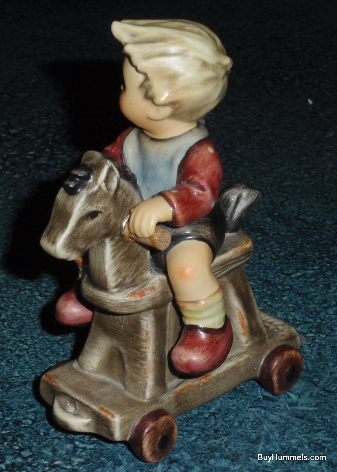 Riding Lesson Goebel Hummel Figurine #2020 Boy On Rocking Horse - RARE GIFT!