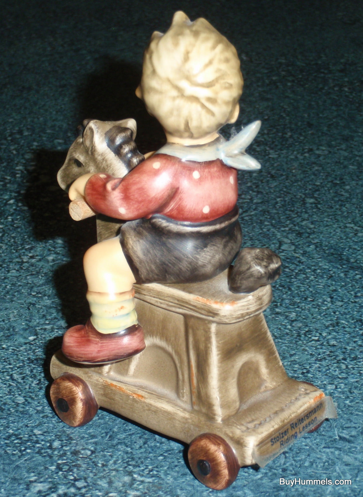 Riding Lesson Goebel Hummel Figurine #2020 Boy On Rocking Horse - RARE GIFT!