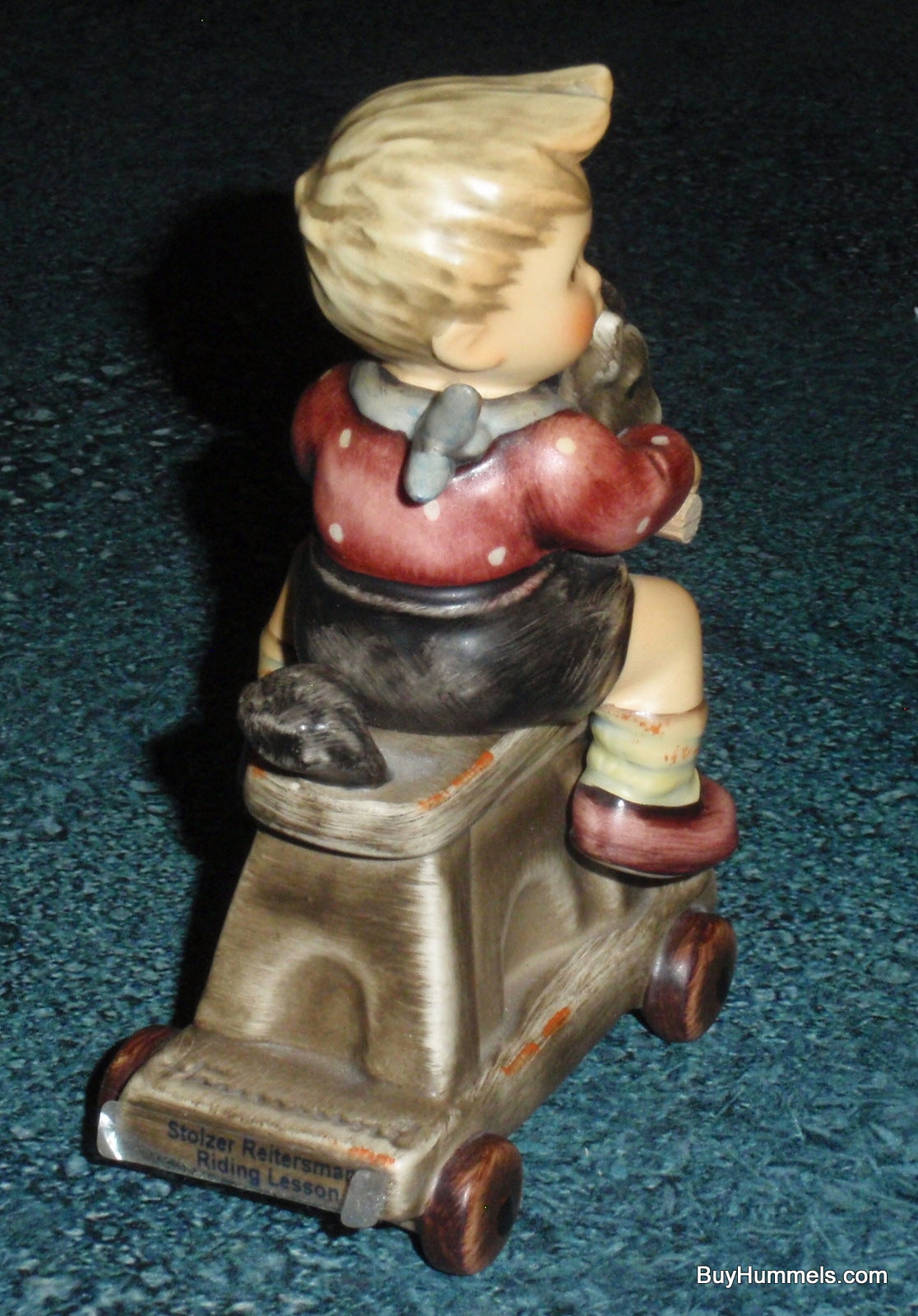 Riding Lesson Goebel Hummel Figurine #2020 Boy On Rocking Horse - RARE GIFT!