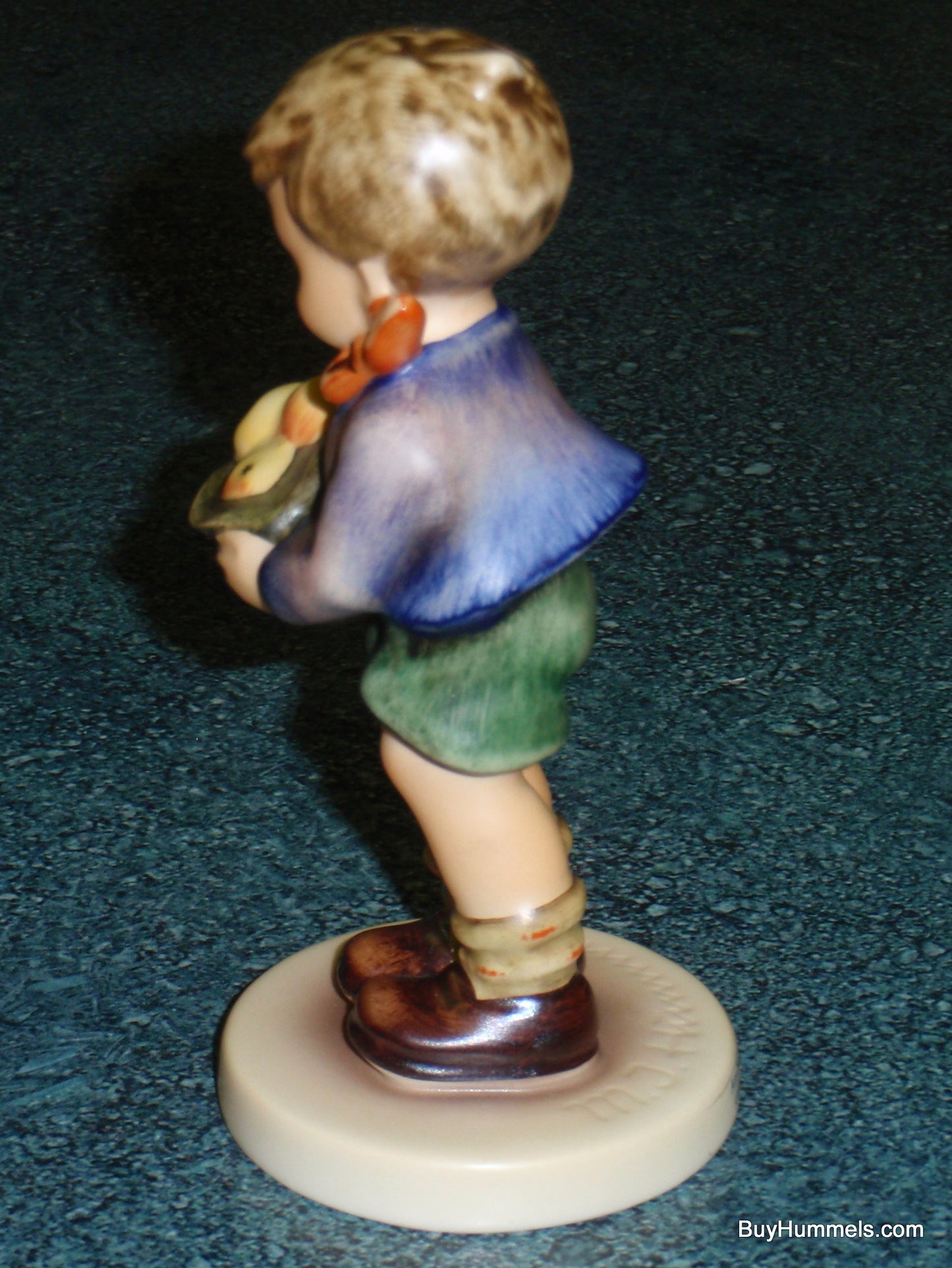 "A Gift From A Friend" Goebel Hummel Figurine #485 TMK7 - LIttle Boy With Apples