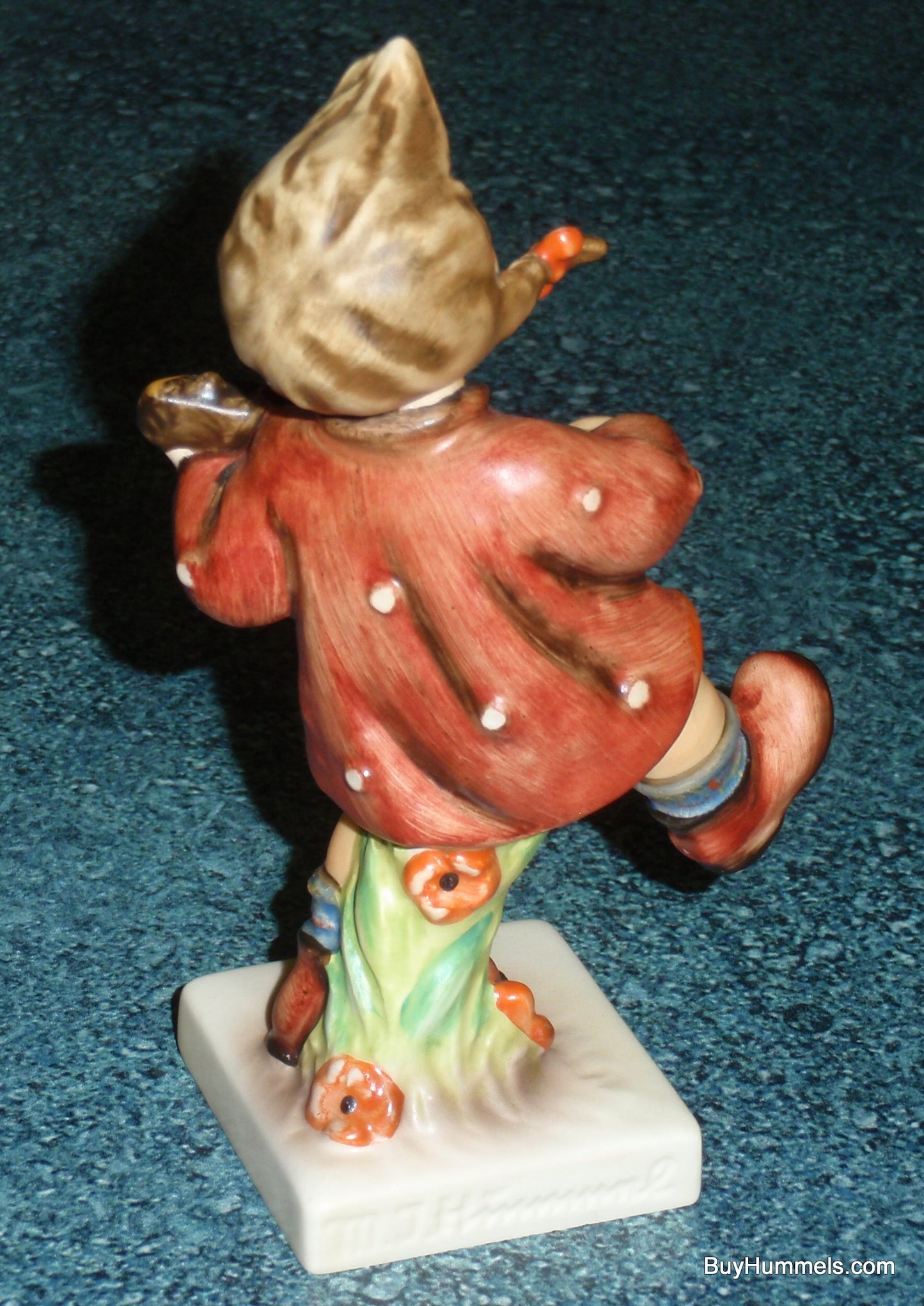 Goebel Hummel Figurine "Happiness" #86 - Little Girl In Red Dress Playing Banjo - CUTE GIFT!