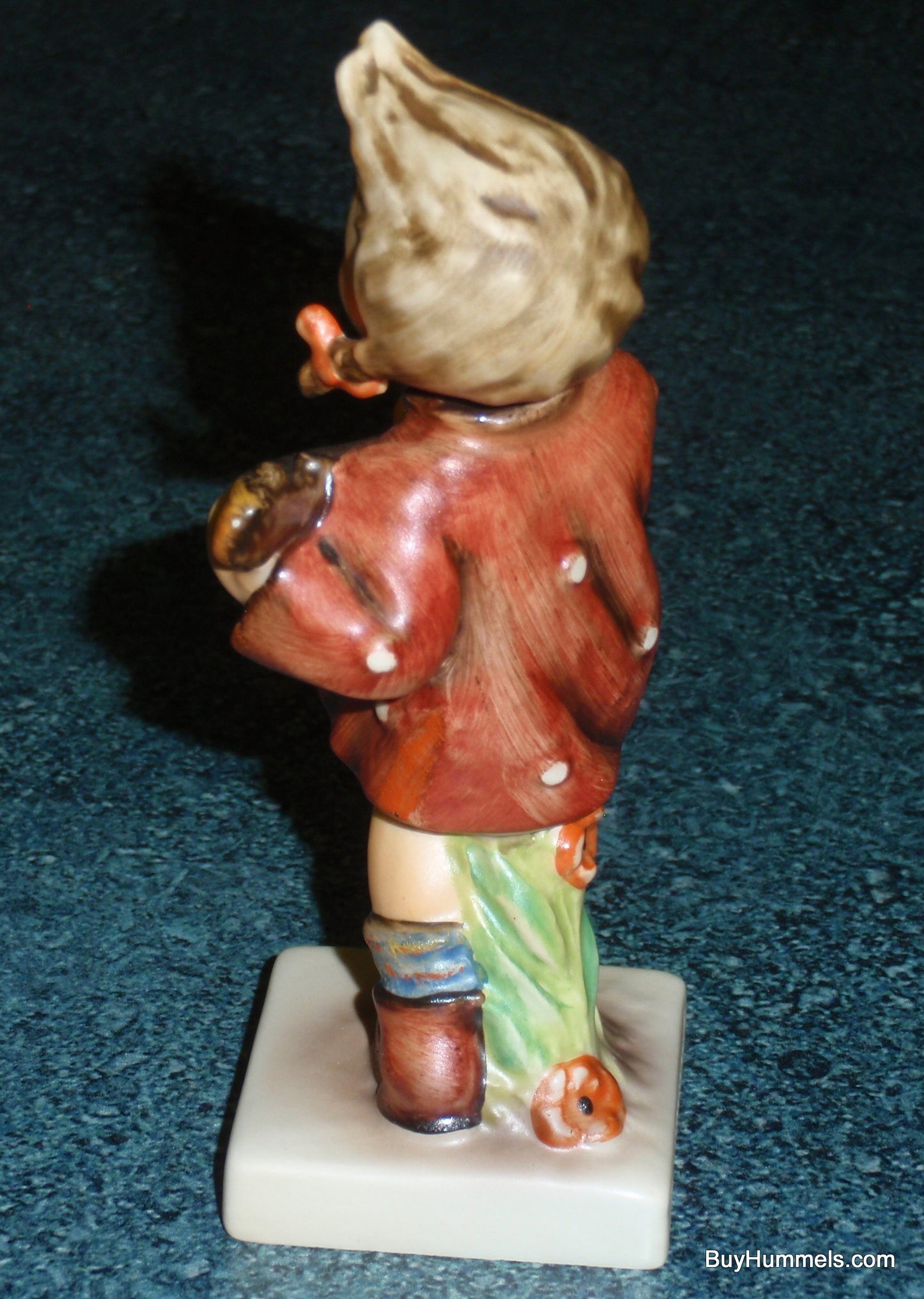 Goebel Hummel Figurine "Happiness" #86 - Little Girl In Red Dress Playing Banjo - CUTE GIFT!