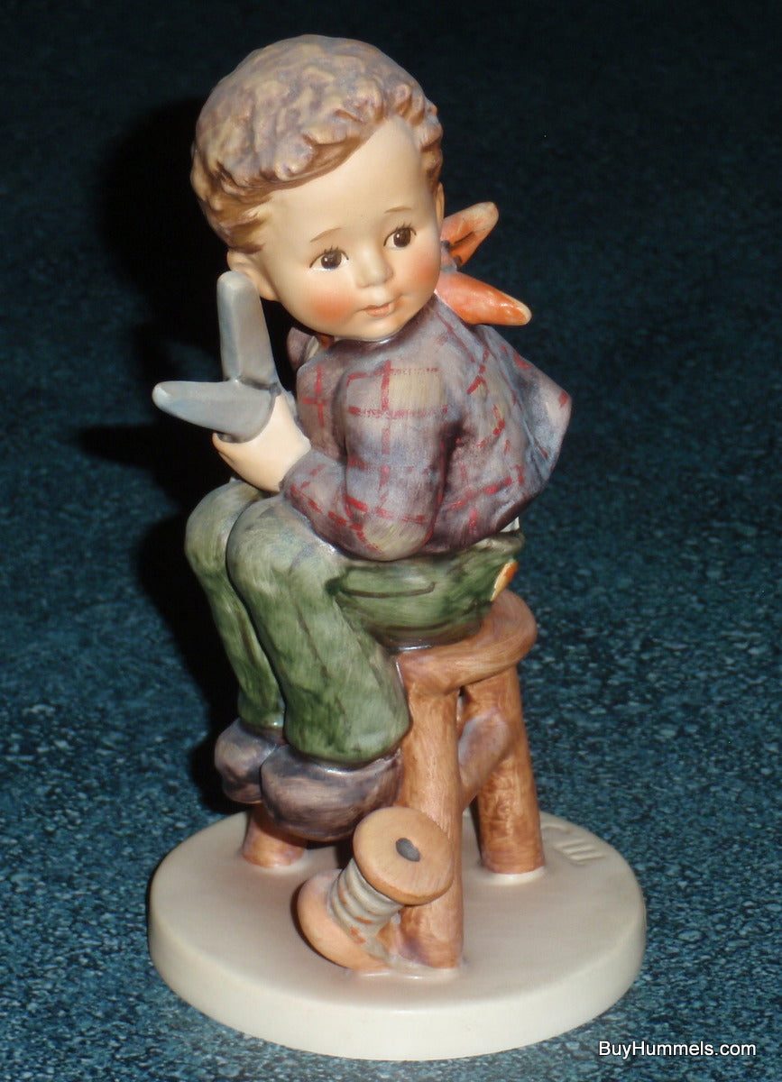 "Little Tailor" Goebel Hummel Figurine #308 - Little Boy With BIG Scissors!