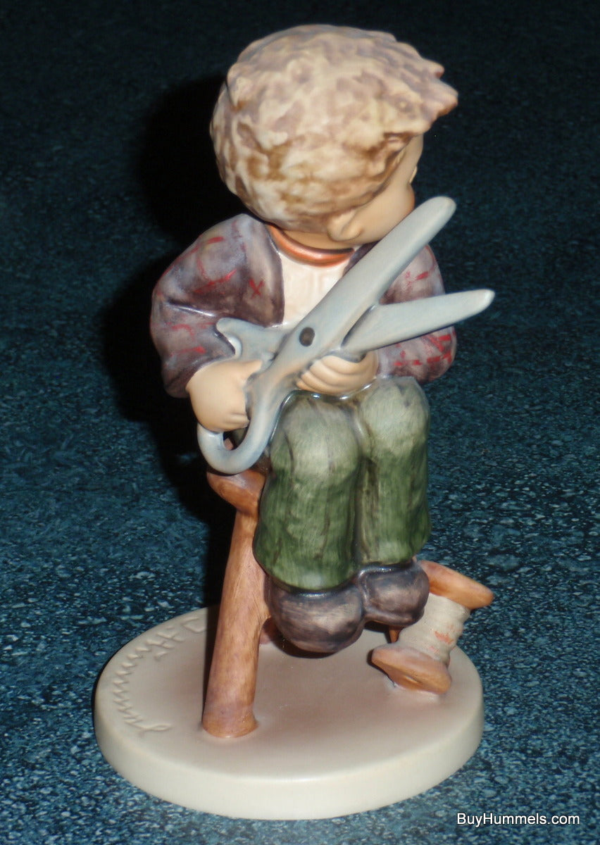 "Little Tailor" Goebel Hummel Figurine #308 - Little Boy With BIG Scissors!