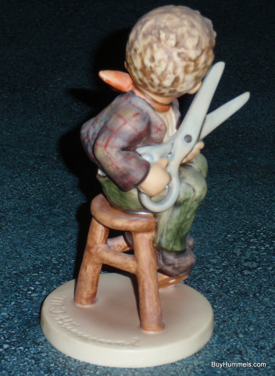 "Little Tailor" Goebel Hummel Figurine #308 - Little Boy With BIG Scissors!