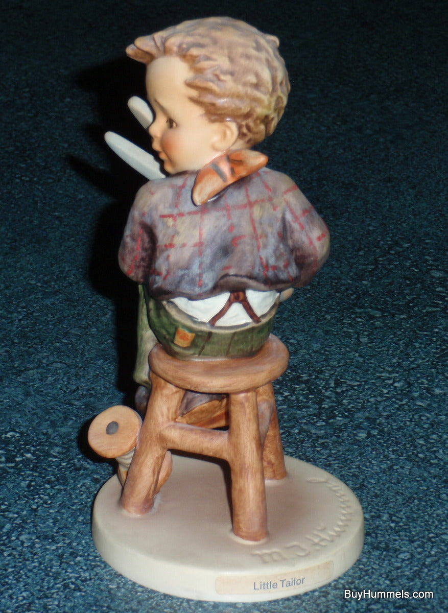 "Little Tailor" Goebel Hummel Figurine #308 - Little Boy With BIG Scissors!