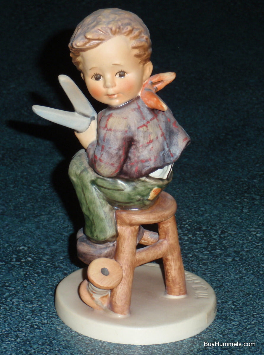 "Little Tailor" Goebel Hummel Figurine #308 - Little Boy With BIG Scissors!