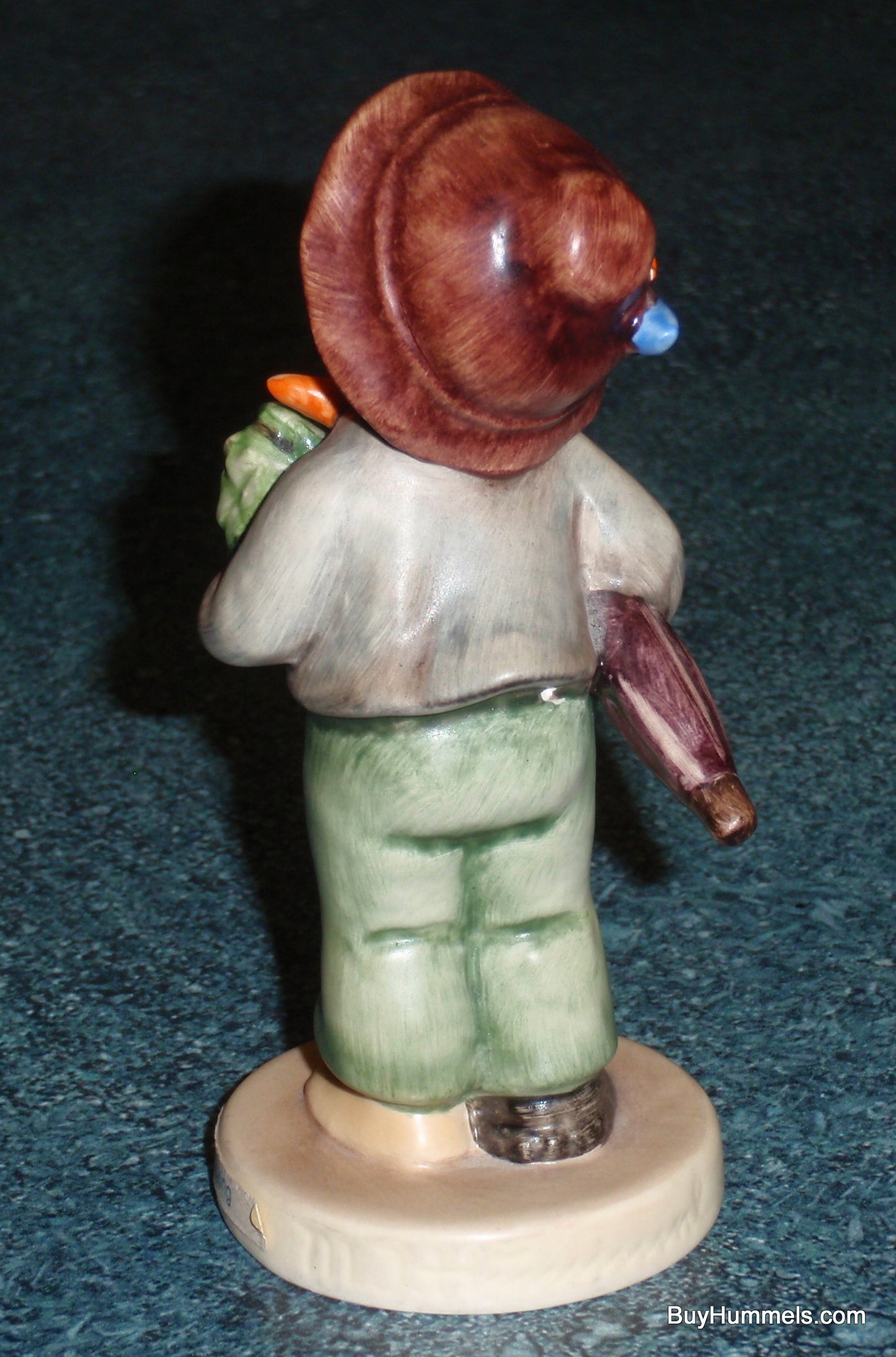 "Lost Stocking" Goebel Hummel Figurine #374 - Little Boy With Missing Sock!