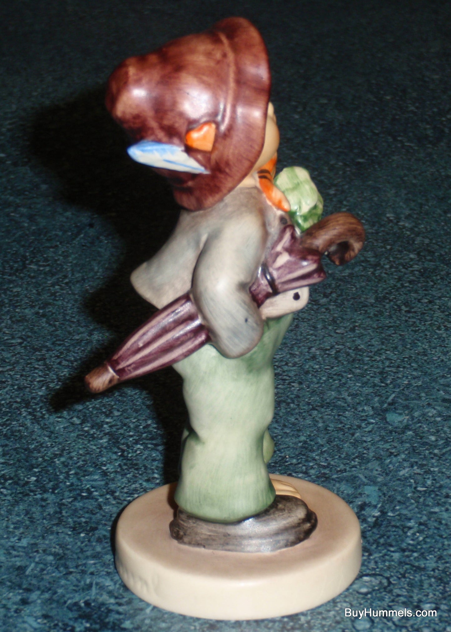 "Lost Stocking" Goebel Hummel Figurine #374 - Little Boy With Missing Sock!
