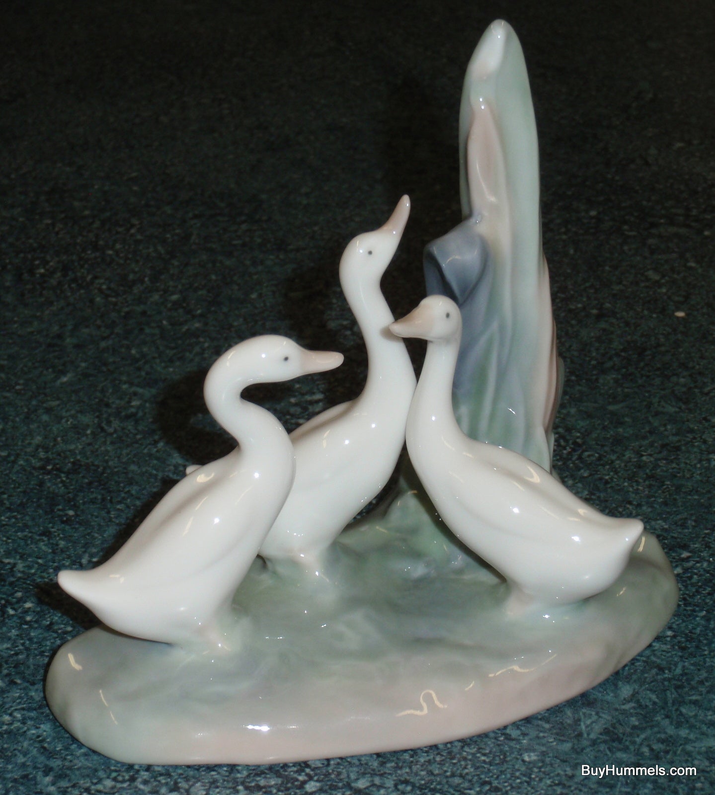 NAO by Lladro "Three Geese" Collectible Figurine - Made In Spain - Great Gift!