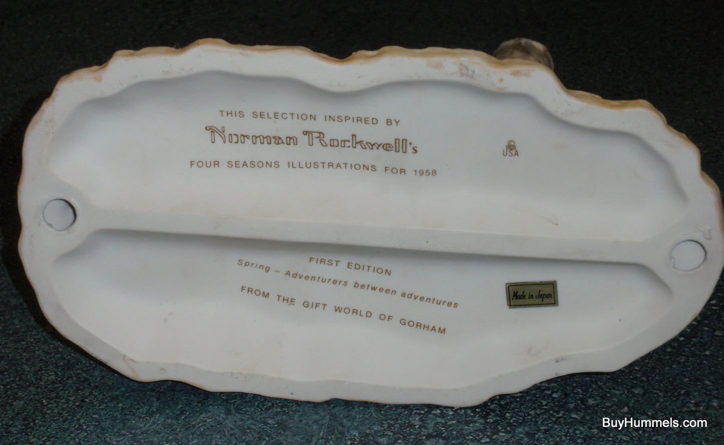 Norman Rockwell “A Boy and His Dog” Figurine Four Seasons Spring