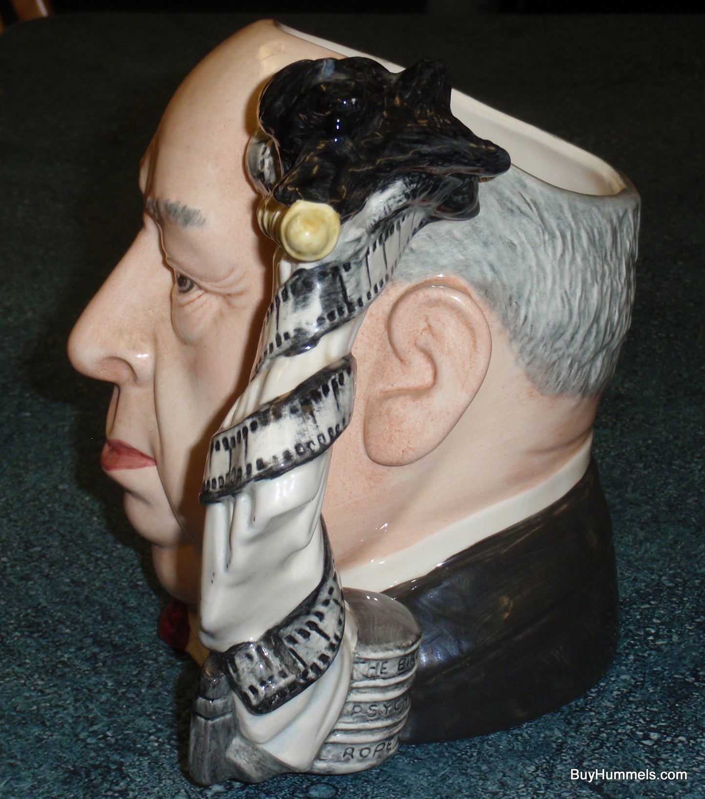 Alfred Hitchcock Royal Doulton Character Jug D6987 With The Birds Handle