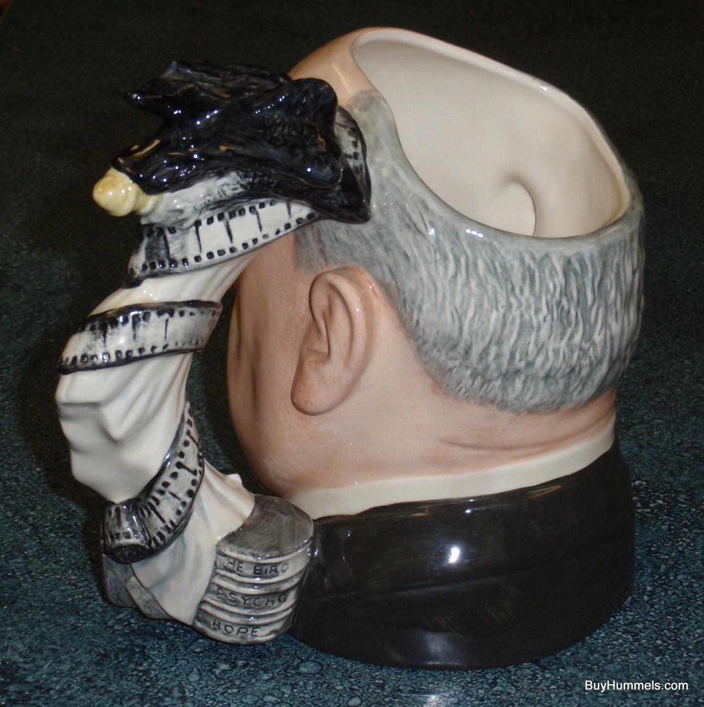 Alfred Hitchcock Royal Doulton Character Jug D6987 With The Birds Handle