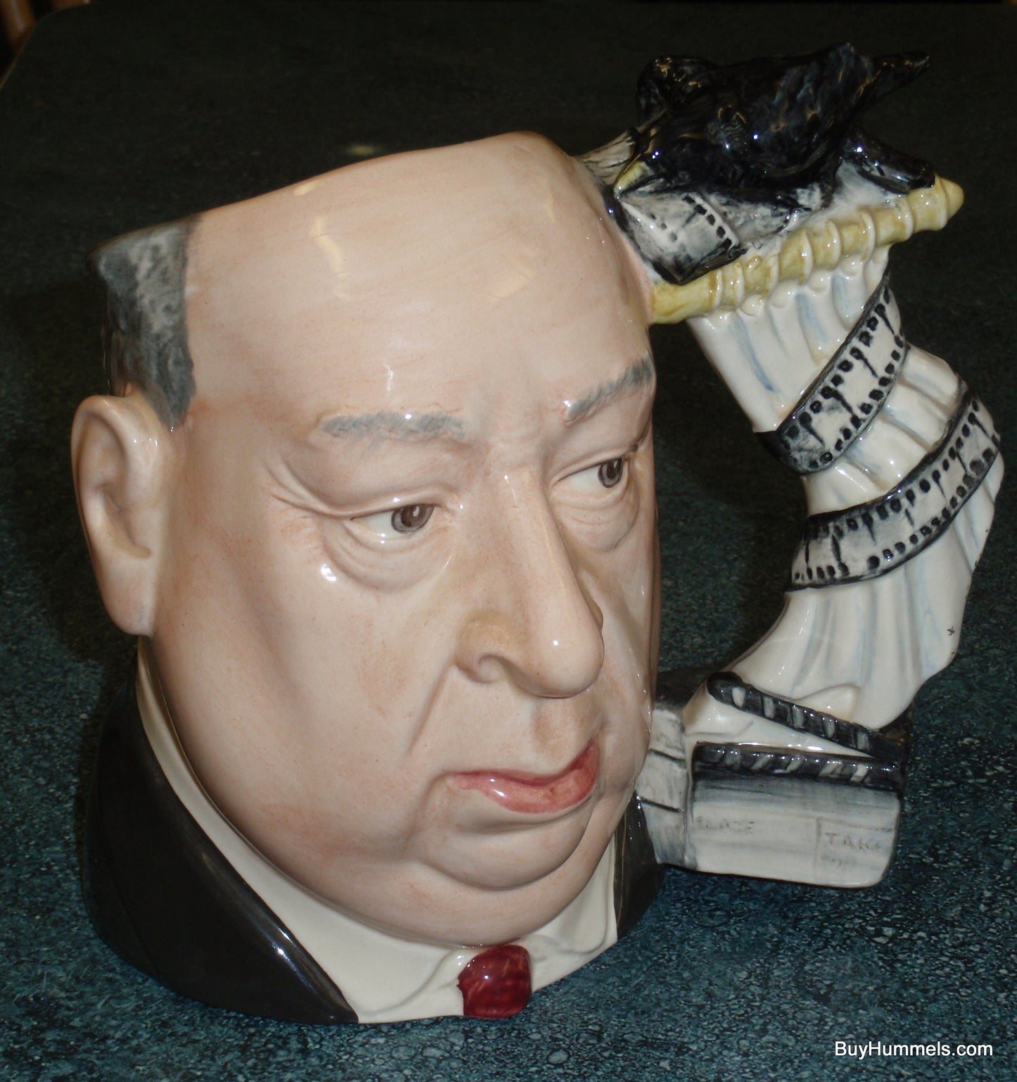 Alfred Hitchcock Royal Doulton Character Jug D6987 With The Birds Handle