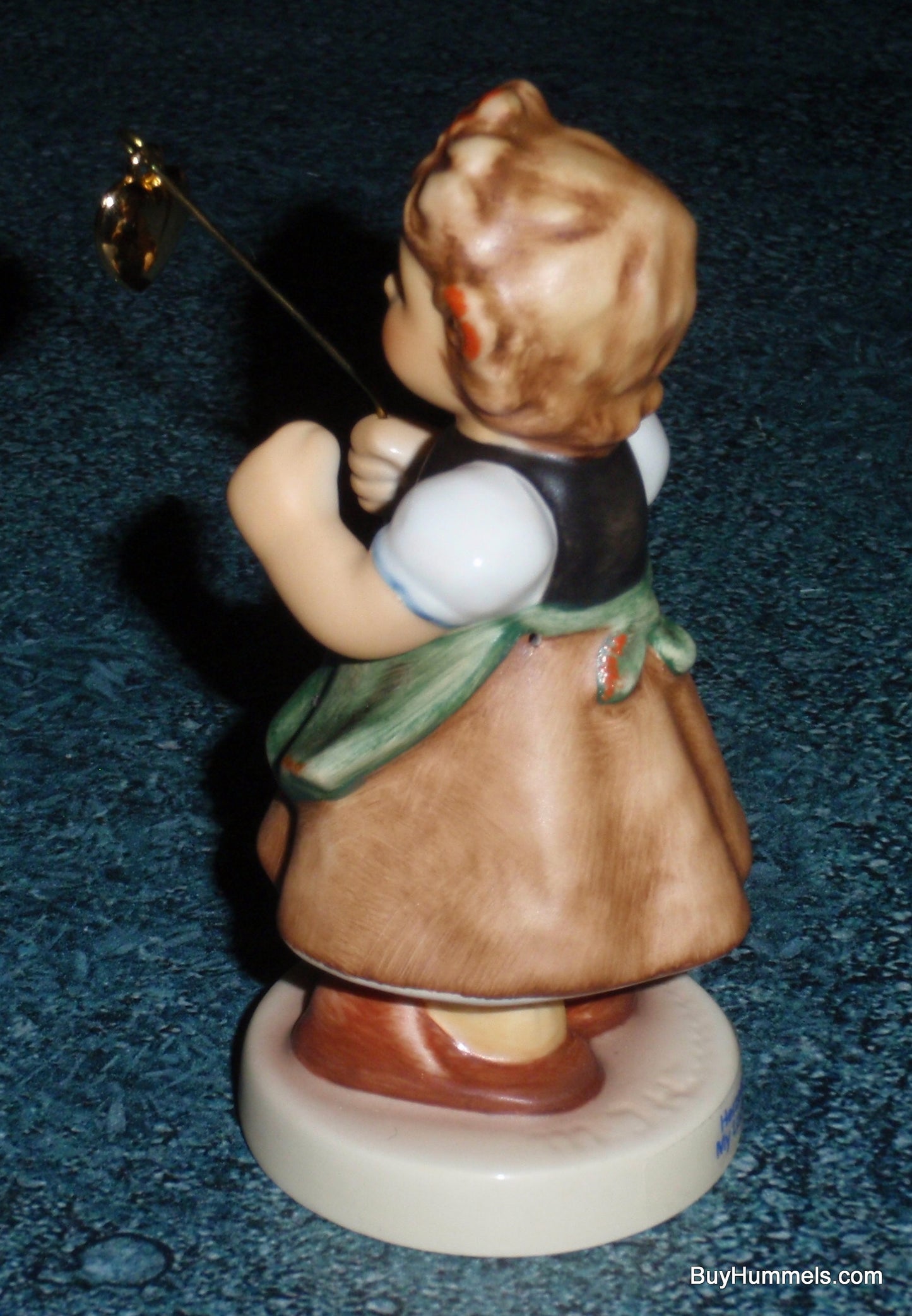 "My Lucky Heart" Goebel Hummel Figurine #2298 - Little Girl With Golden Heart!