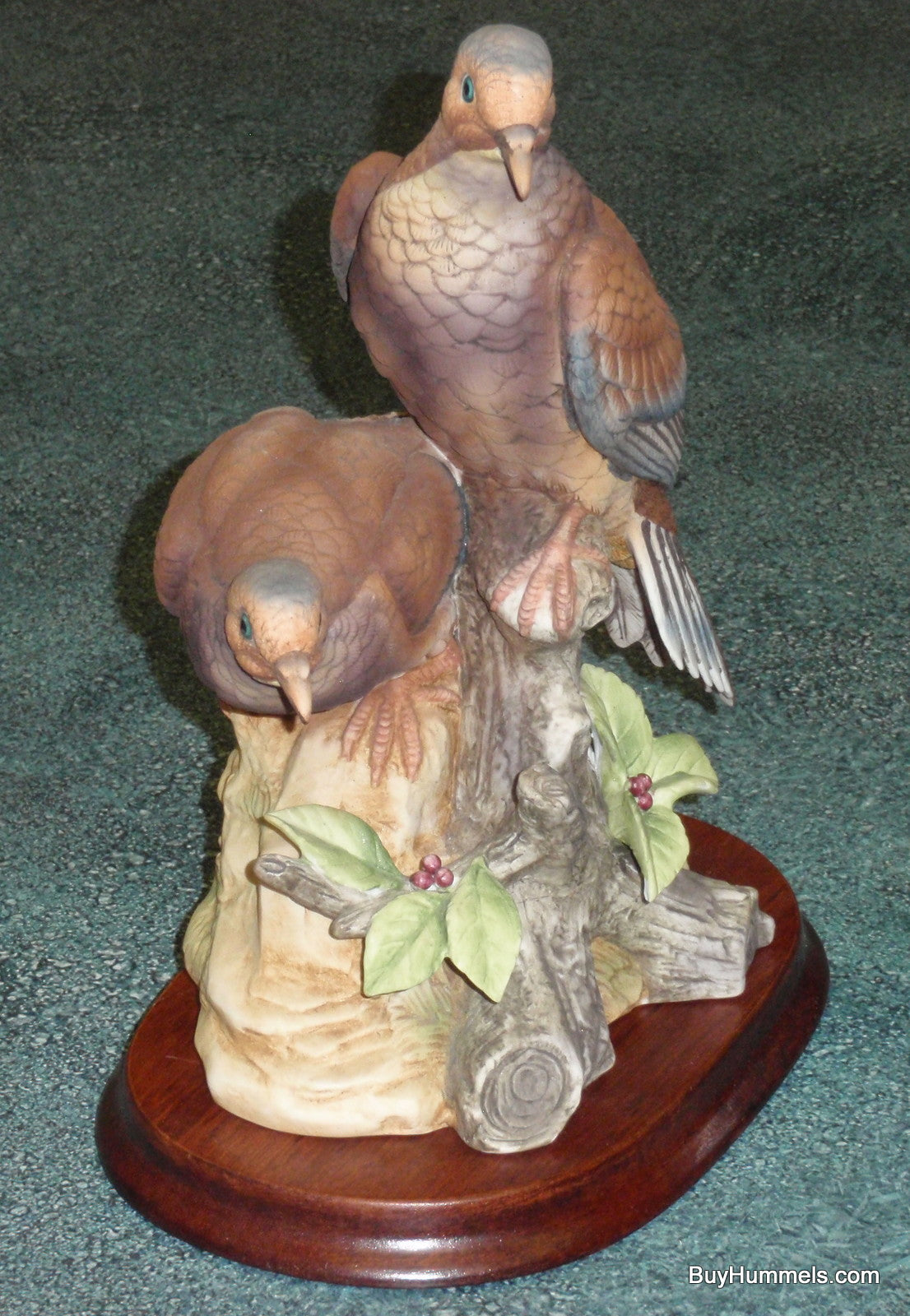 VINTAGE MOURNING DOVES ANDREA BY SADEK COLLECTIBLE BIRD FIGURINE BIRDWATCHER GIFT