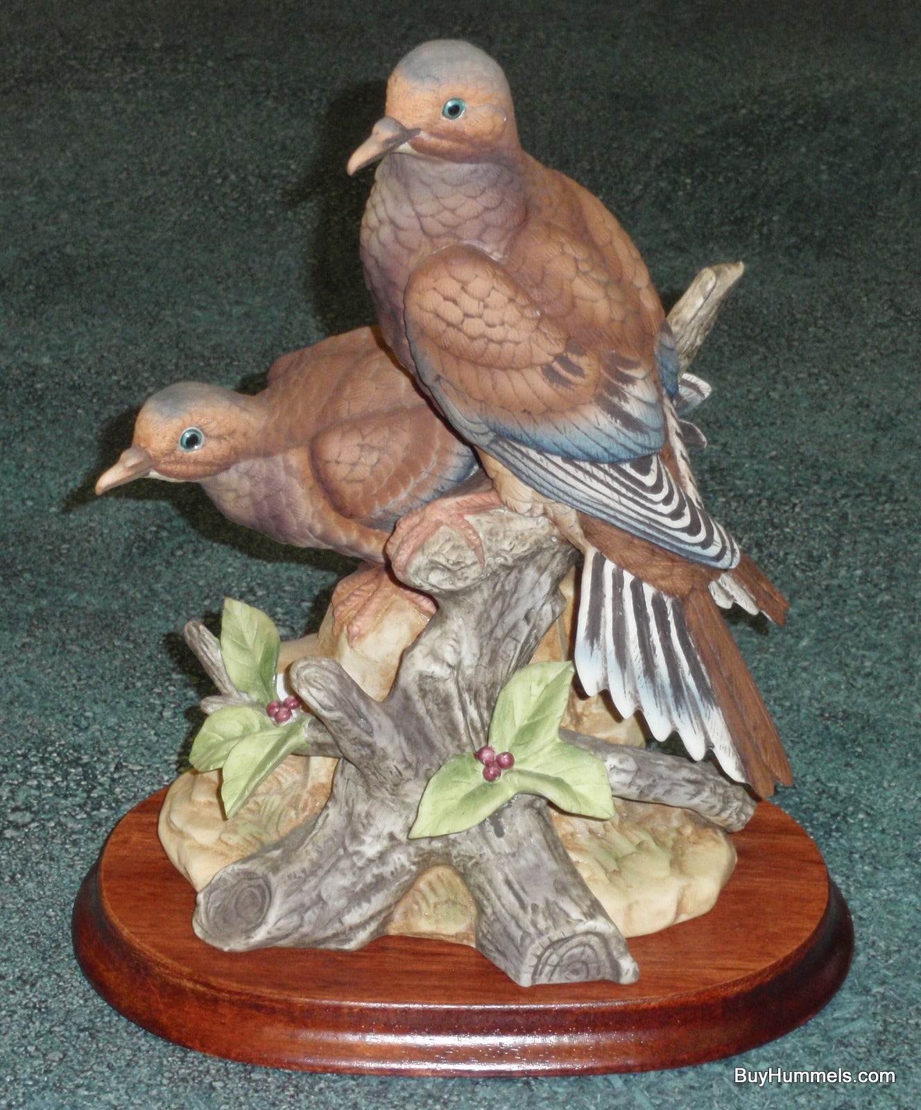 VINTAGE MOURNING DOVES ANDREA BY SADEK COLLECTIBLE BIRD FIGURINE BIRDWATCHER GIFT