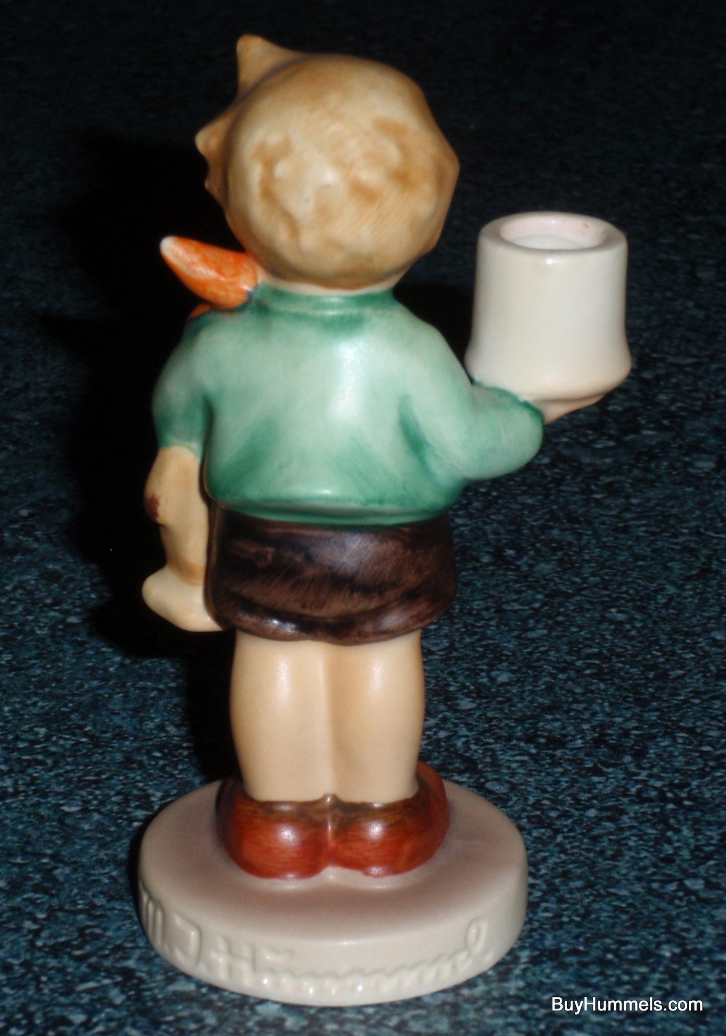 "Boy with Horse" Goebel Hummel Candle Holder #117 - Vintage 1939 Design